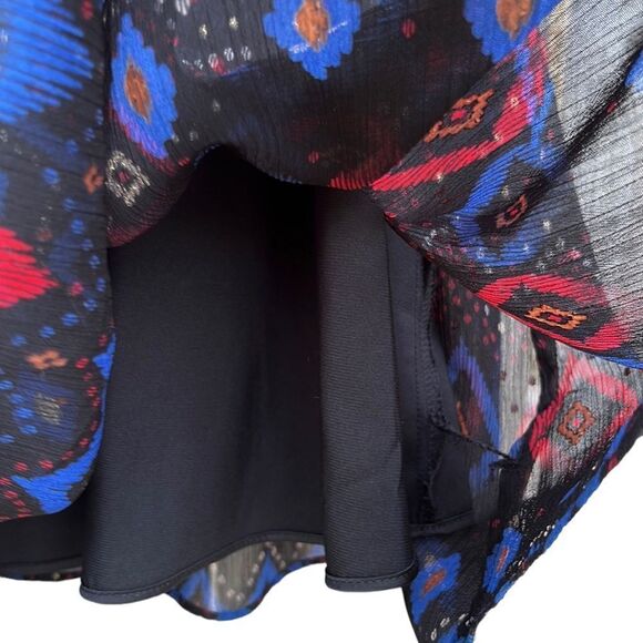 Like New Anthropologie & Other Stories Ikat Print Dress Size 2 - Picture 6 of 10